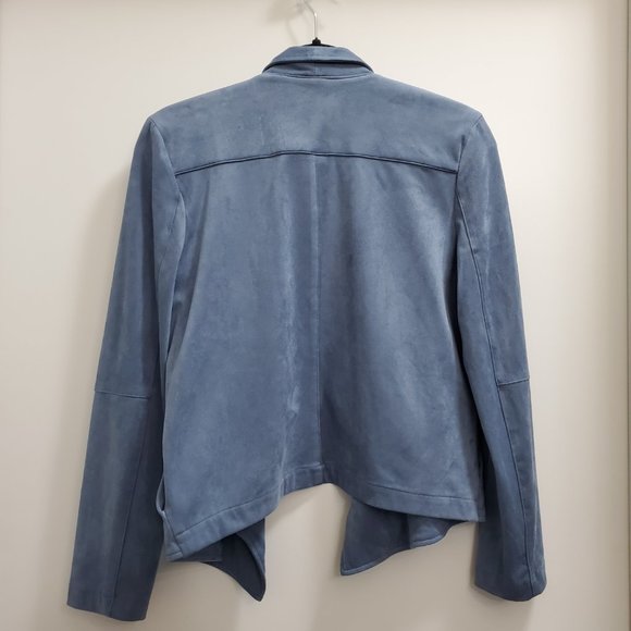 BB Dakota Faux Suede Waterall-Style Jacket Size S - Picture 6 of 7